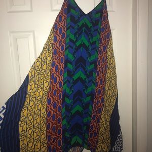 Fun patterned/flowy dress!